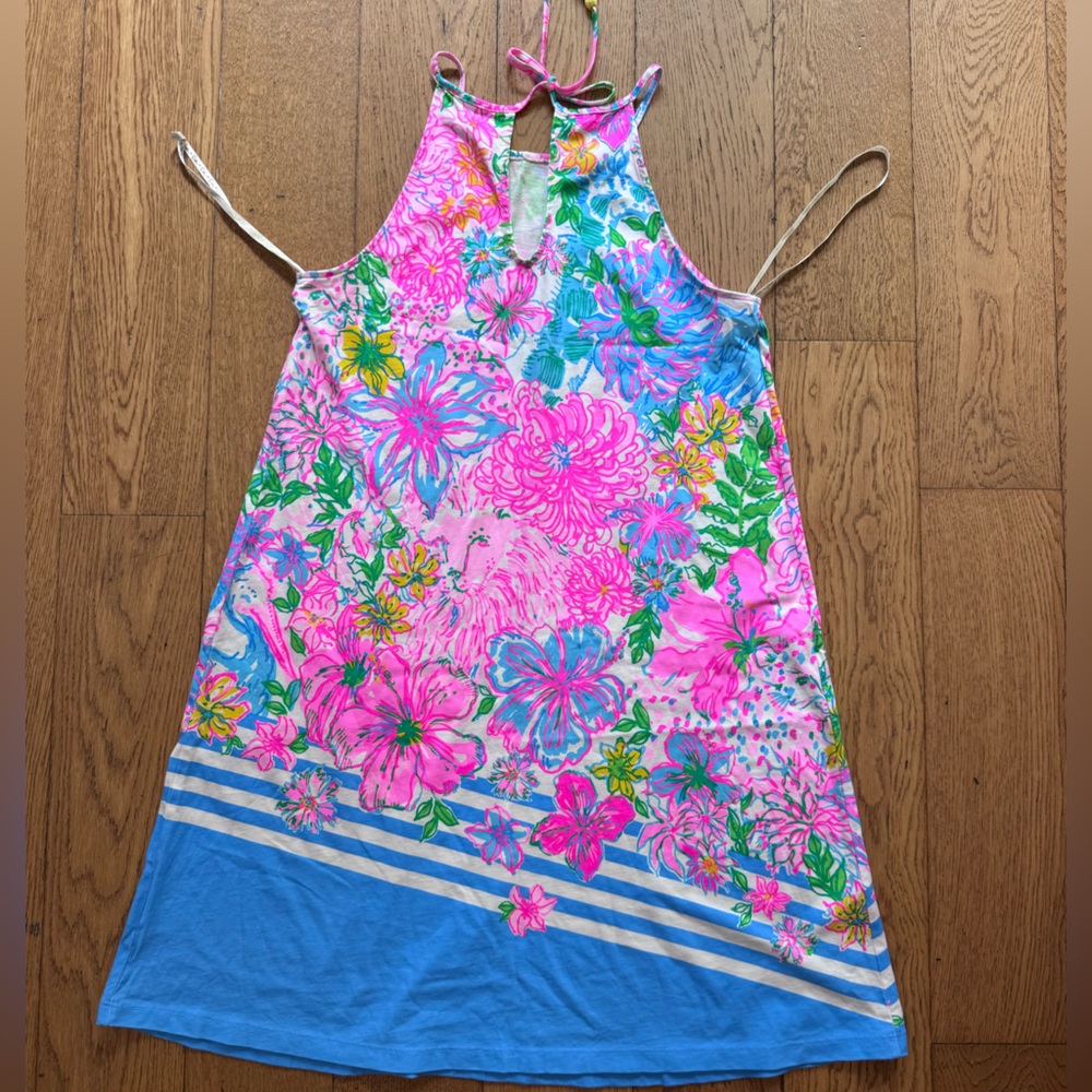 Lilly Pulitzer Margot Swing Dress SZ XS Multi Paradise Found Engineered - Picture 7 of 13